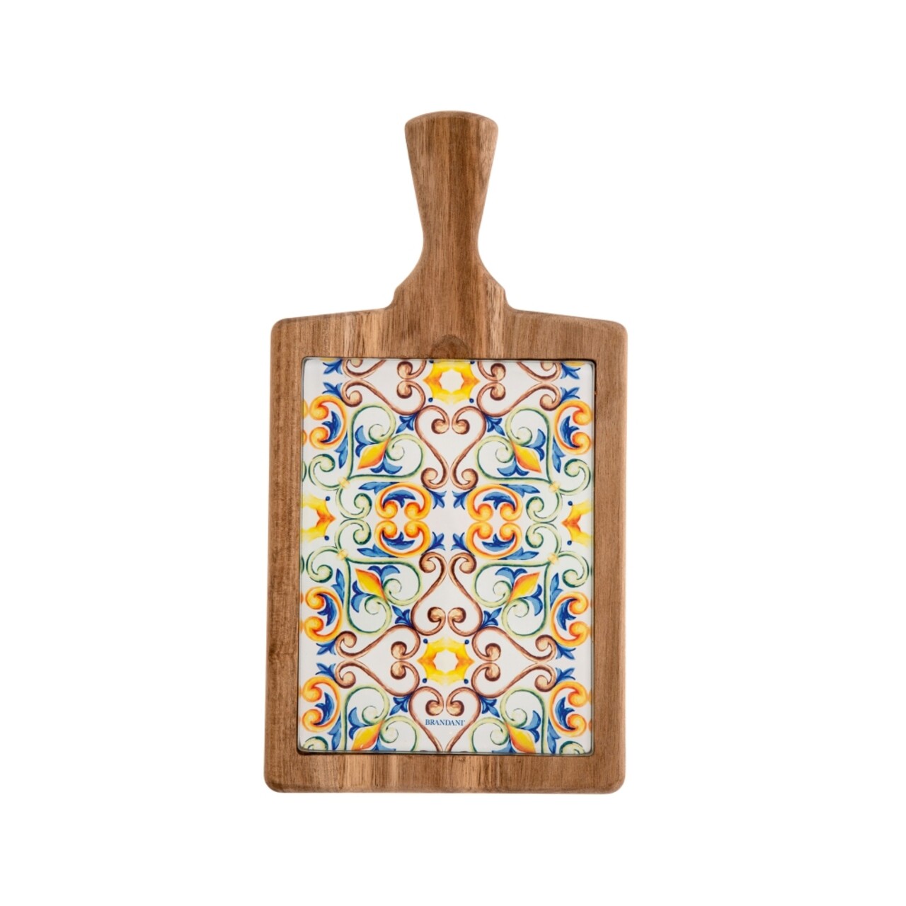 Tocator, Medicea, Brandani, 18x34.5 cm, lemn acacia/sticla - imagine 3